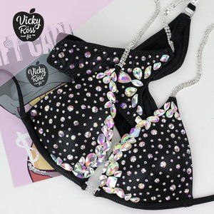 Fitness Bikini Black Diva Custom Competition Suit